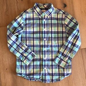 Boys Button Up Plaid Shirt (Gymboree)